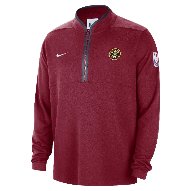 2023-24 Nuggets 1/2 Zip Top - Crimson