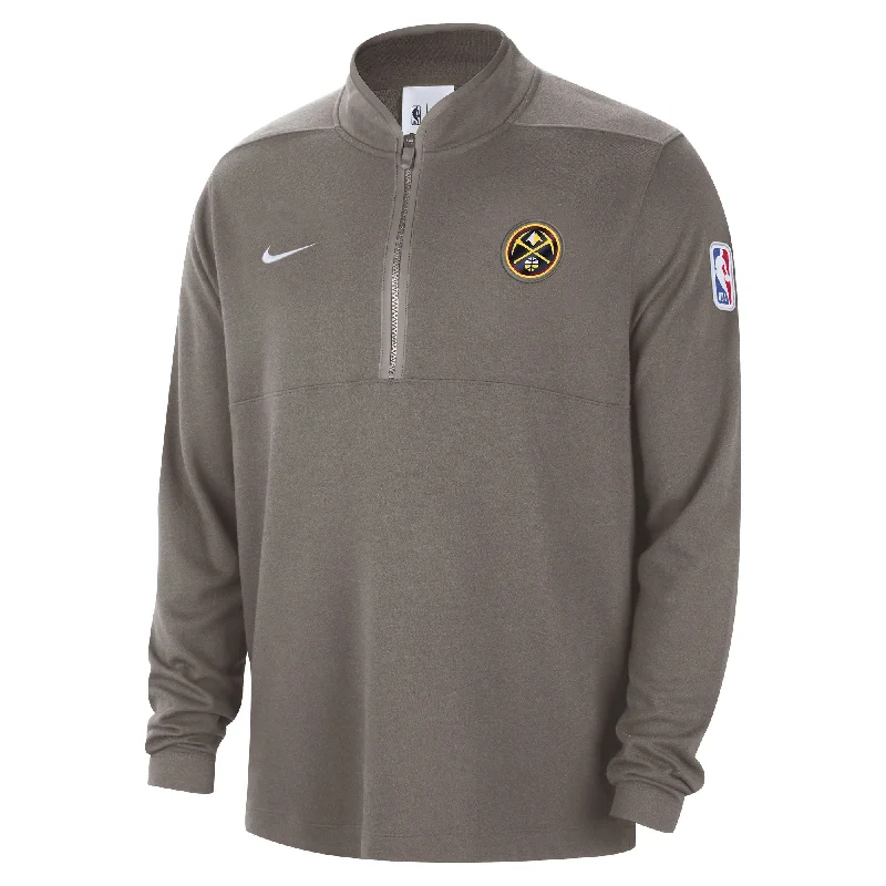 2023-24 Nuggets 1/2 Zip Top - Grey