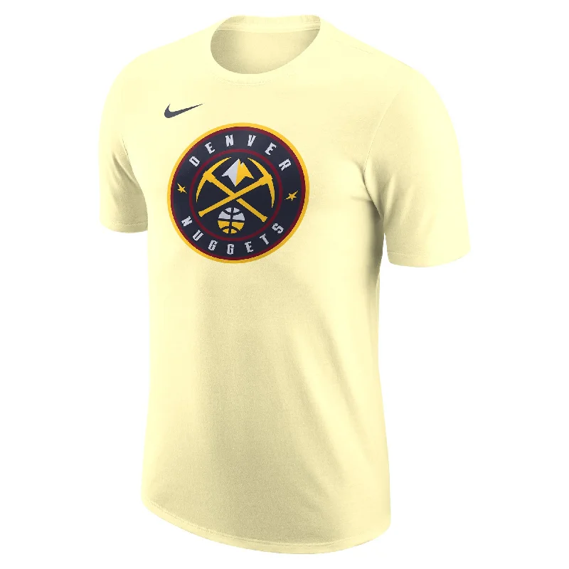 2023 Nuggets Men's Essential Global Logo S/S Tee - Alabaster