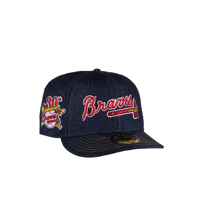 Atlanta Braves All Navy Denim 30Th Anniversary