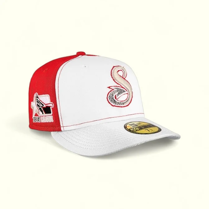 Shreveport Swamp Dragons White Red & Metallic Silver