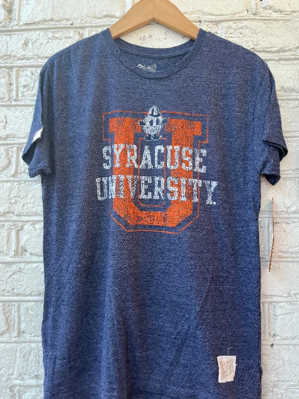 Syracuse Retro College Tee - Retro Brand (Heather Blue)