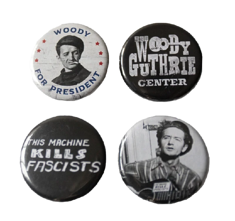 Woody Guthrie Button Bundle