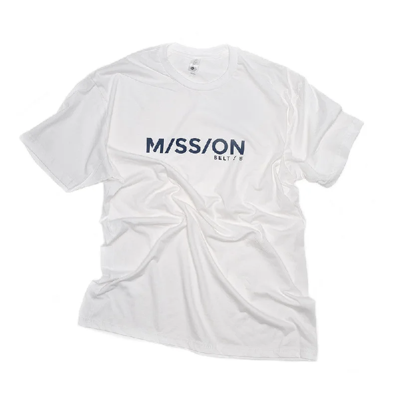 Mission Shirt, White / Blue