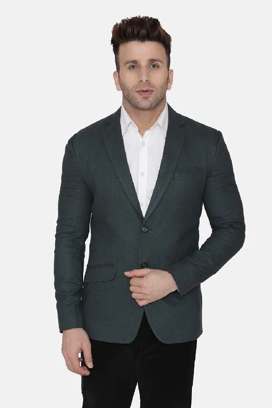 Wool Green Blazer