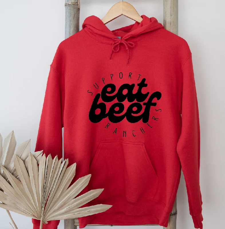 Eat Beef Support Ranchers Hoodie (S-3XL) Unisex - Multiple Colors!