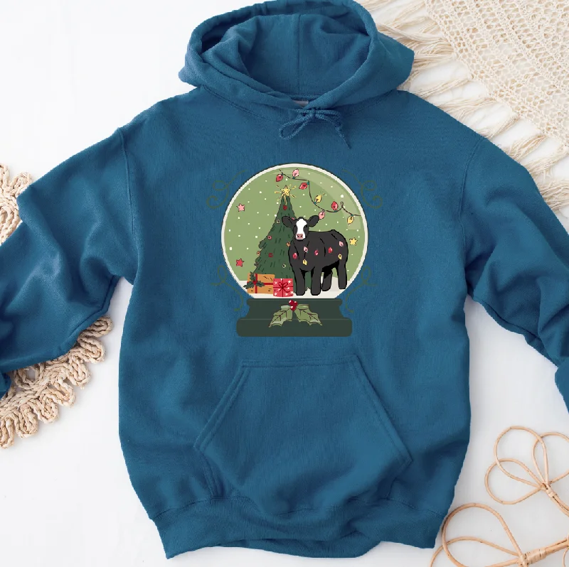 Green Snow Globe Cattle Hoodie (S-3XL) Unisex - Multiple Colors!