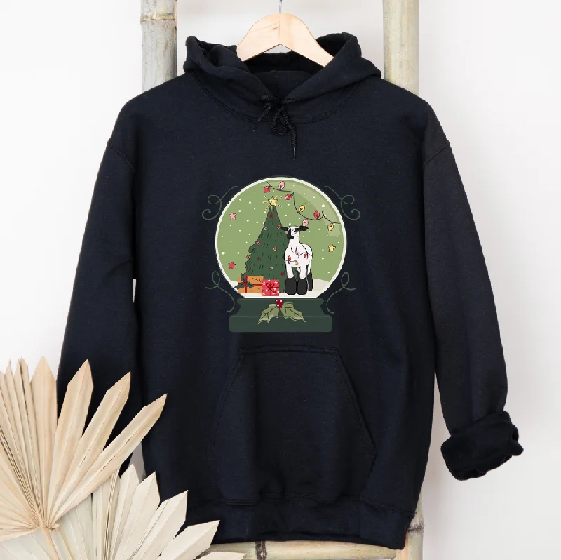 Green Snow Globe Lamb Hoodie (S-3XL) Unisex - Multiple Colors!