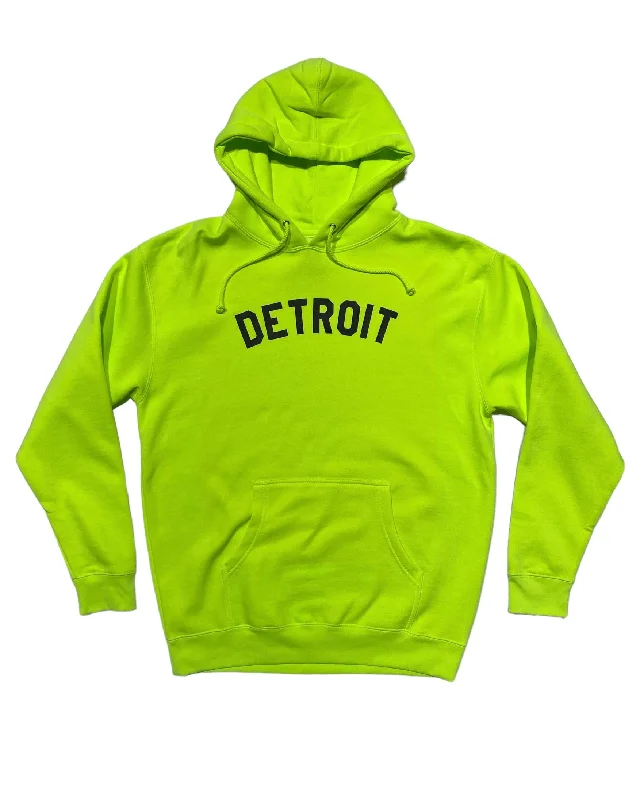 Ink Detroit - Fluorescent Yellow Hoodie