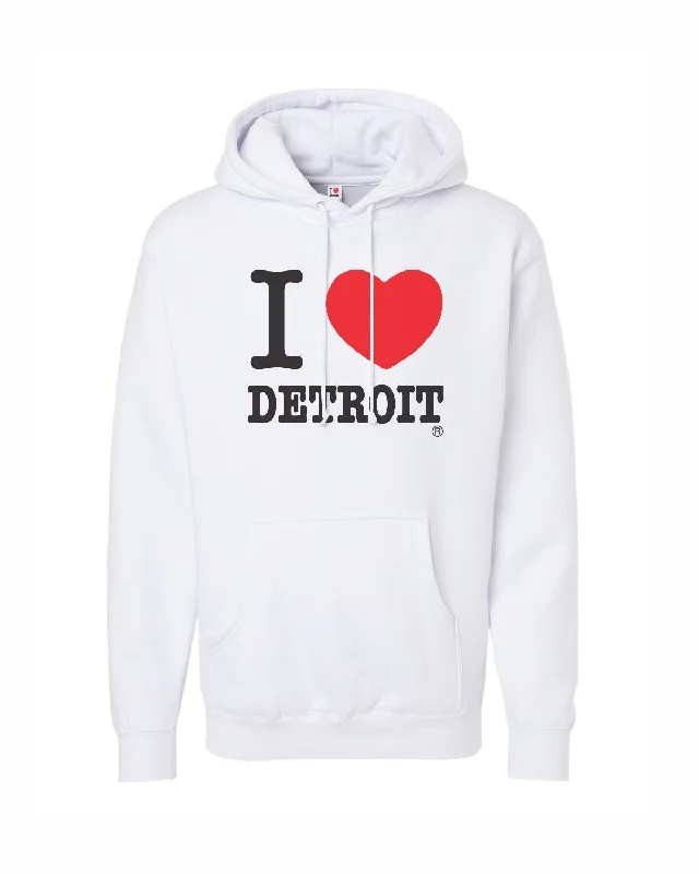 Ink Detroit - I Love Detroit - Hoodie - White