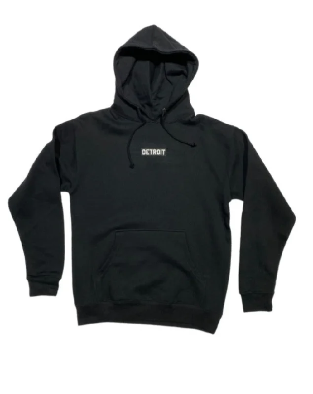 Ink Detroit Premium Heavyweight Hoodie - Black