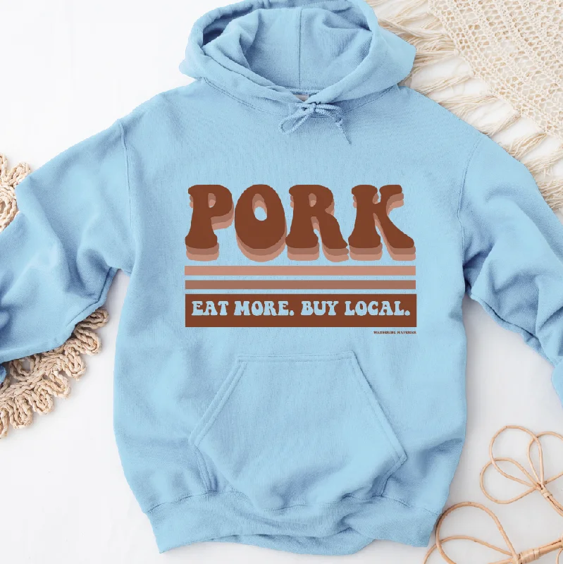 Retro Pork Hoodie (S-3XL) Unisex - Multiple Colors!