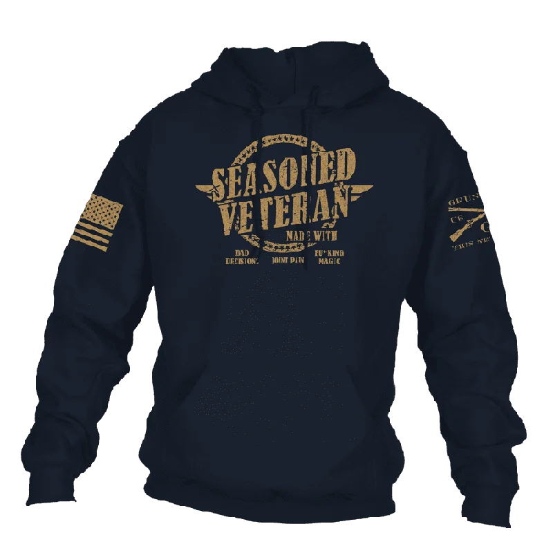 Seasoned Veteran Hoodie - Navy