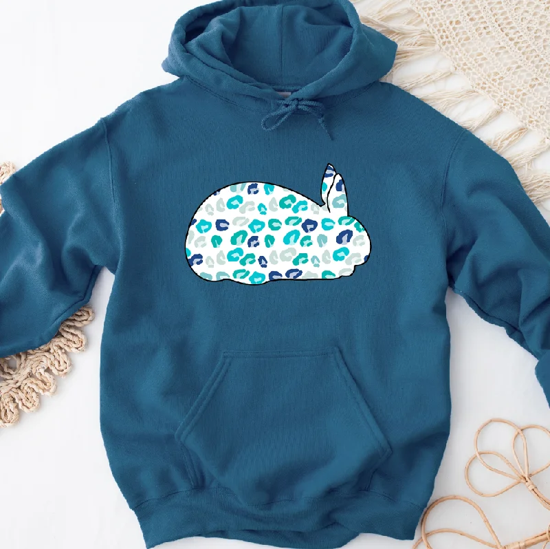 Turquoise Cheetah Rabbit Hoodie (S-3XL) Unisex - Multiple Colors!