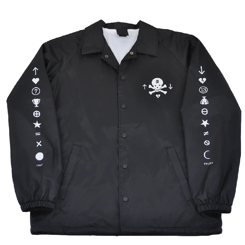 True Mens Pleasure Pain Coaches Jacket Black