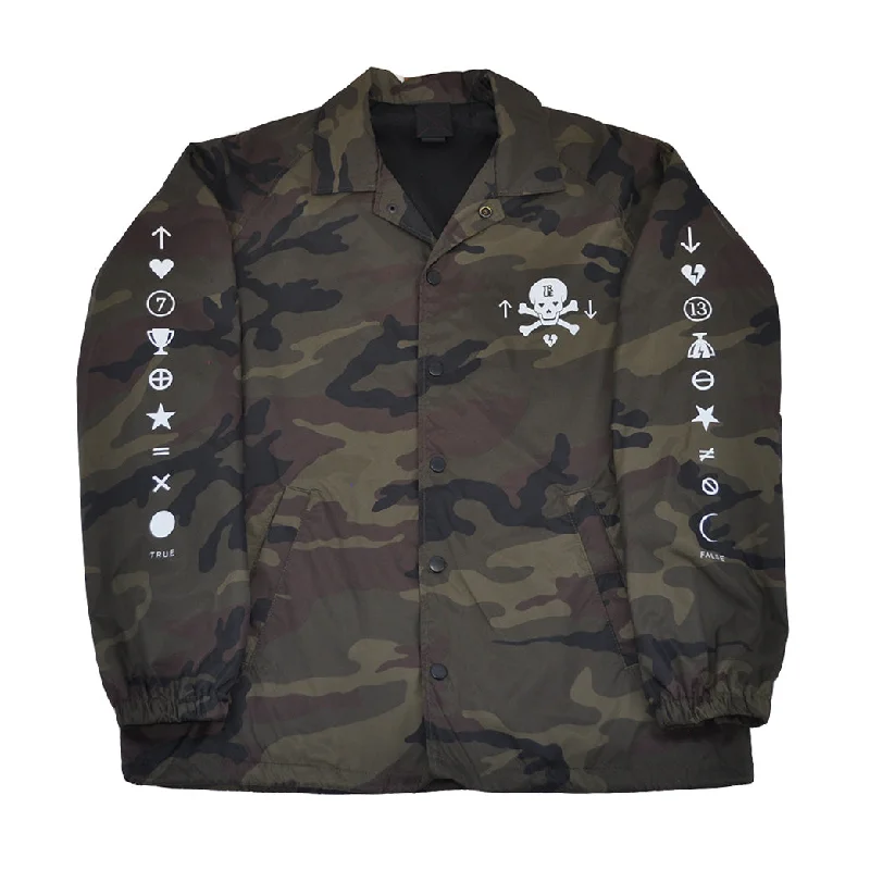 True Mens Pleasure Pain Coaches Jacket Camo