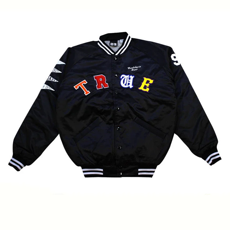 True Mens School Daze Varsity Jacket Black/Multi