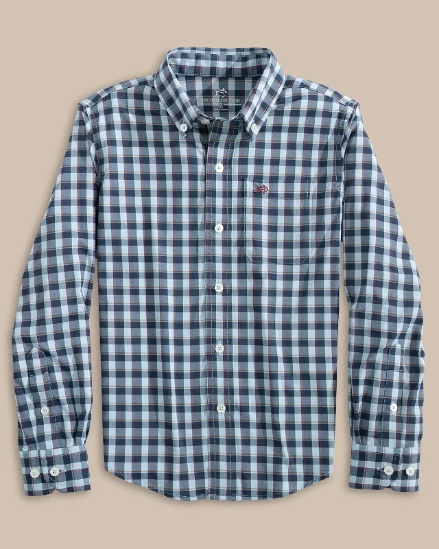 Boys Intercoastal Colleton Plaid Sport Shirt