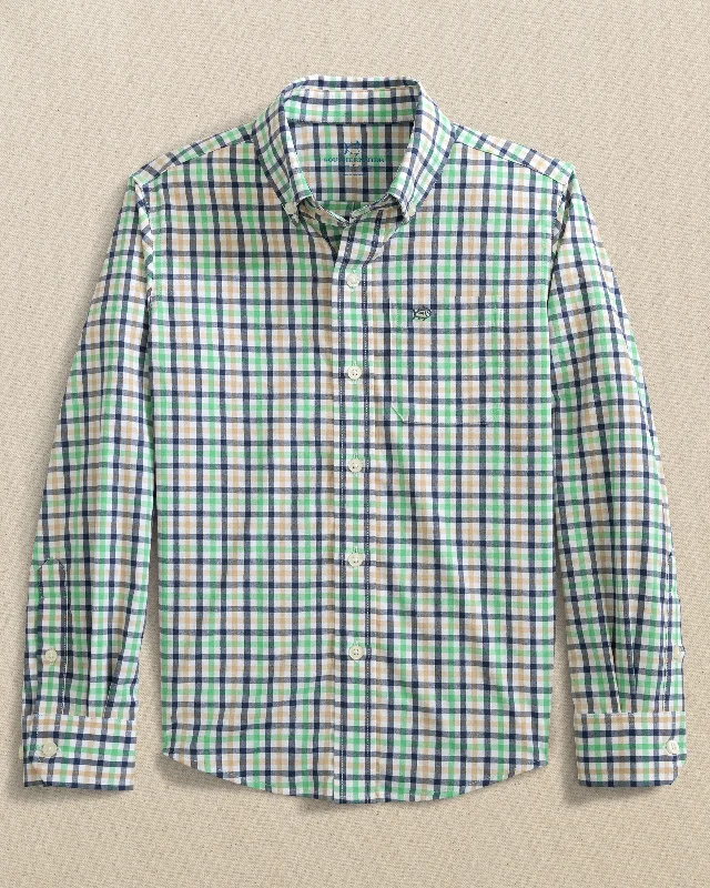 Boys Intercoastal Glenmoor Plaid Sport Shirt