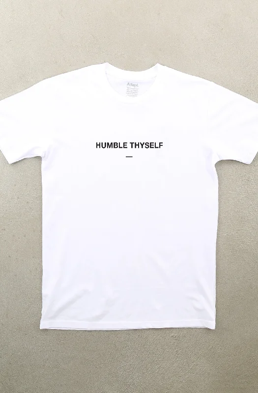 Humble Thyself II (Men's White A1 Tee)