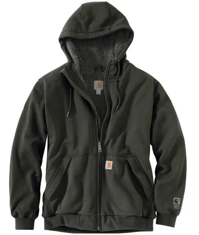 Men's Rain Defender Rockland Sherpa Lined Full Zip Hooded Sweatshirt