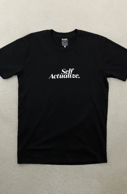 Self Actualize (Men's Black A1 Tee)