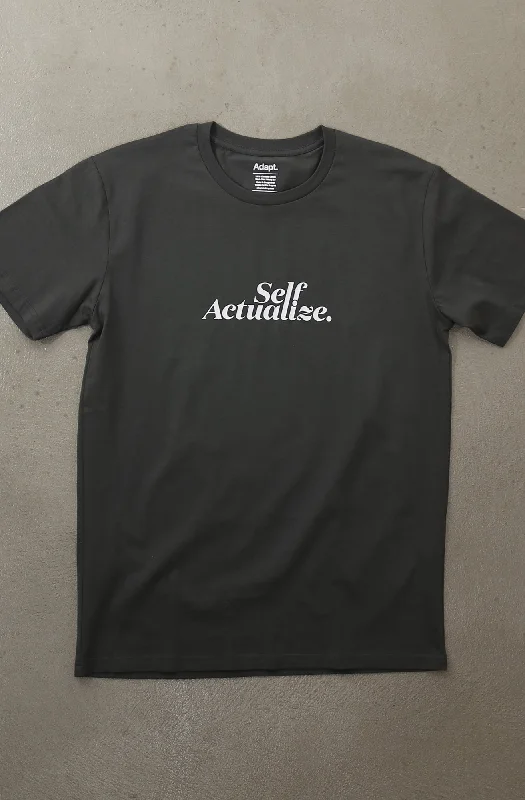 Self Actualize (Men's Charcoal A1 Tee)