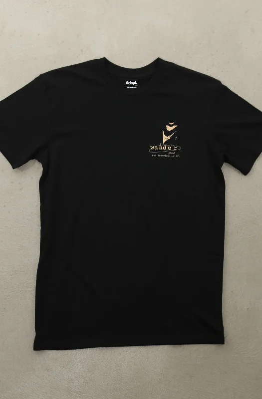 Wander (Men's Black A1 Tee)