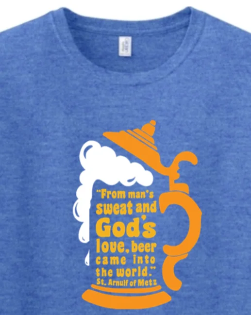 Beer Stein Quote - Adult T-shirt