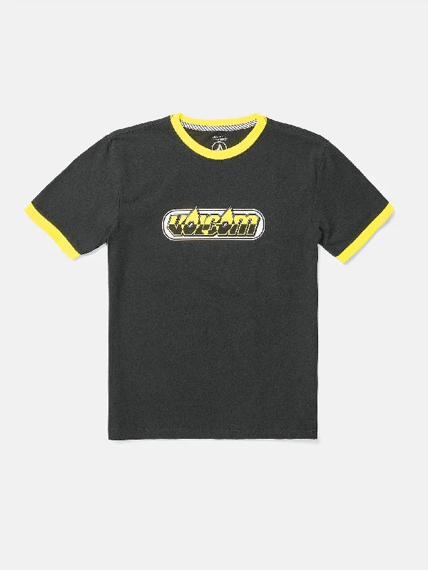 Big Boys Crash Test Ringer Short Sleeve Tee - Stealth