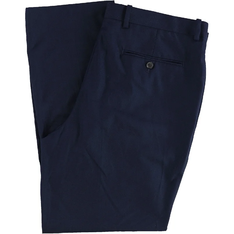 I-N-C Mens James Casual Trouser Pants, Blue, 34W x 30L - 34W x 30L