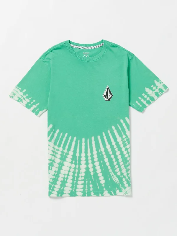 Little Boys Iconic Stone Dye Short Sleeve Tee - Mediterranean