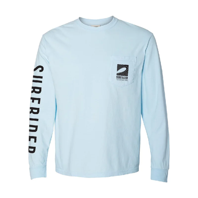 Logo Long Sleeve Tee - Sky Blue