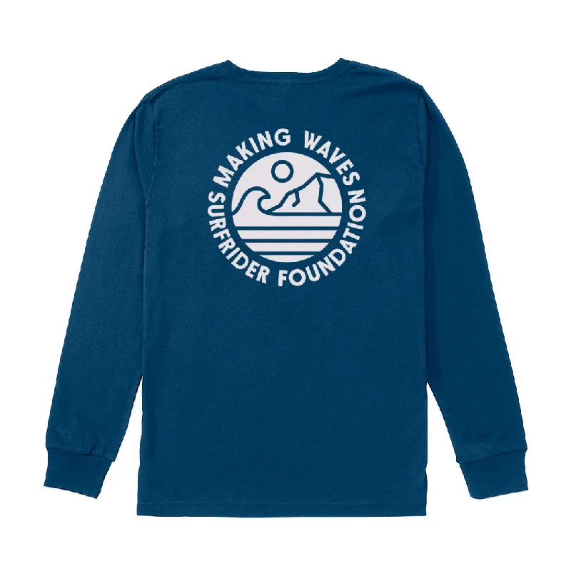 Making Waves Navy Long Sleeve Tee