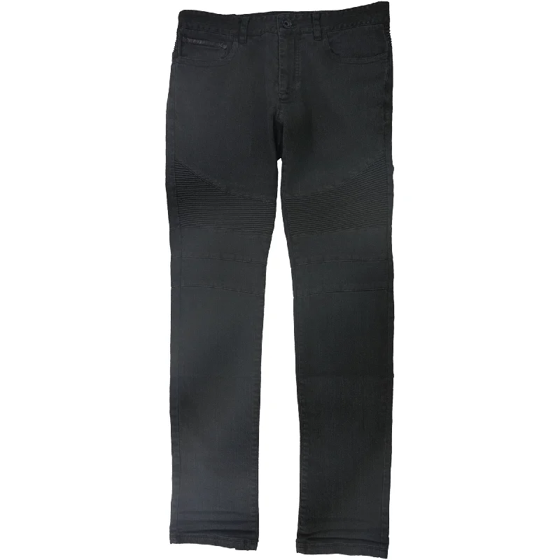 Rogue State Mens Textured Straight Leg Jeans