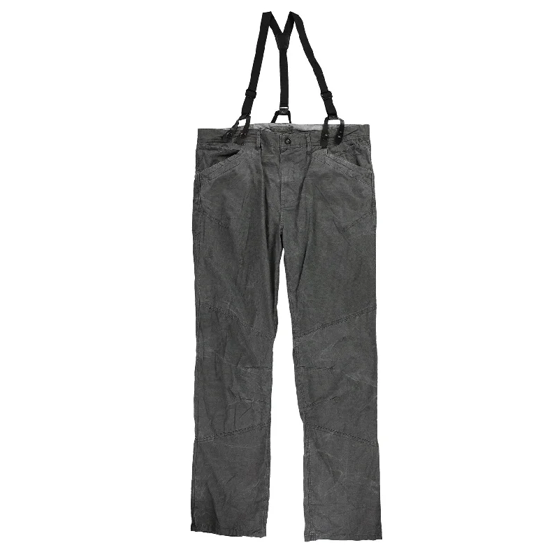 Rogue State Mens With Suspenders Casual Trouser Pants