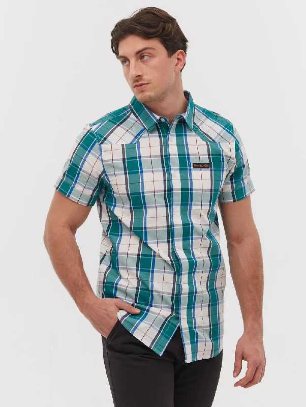 Stavo Short Sleeve Check Shirt