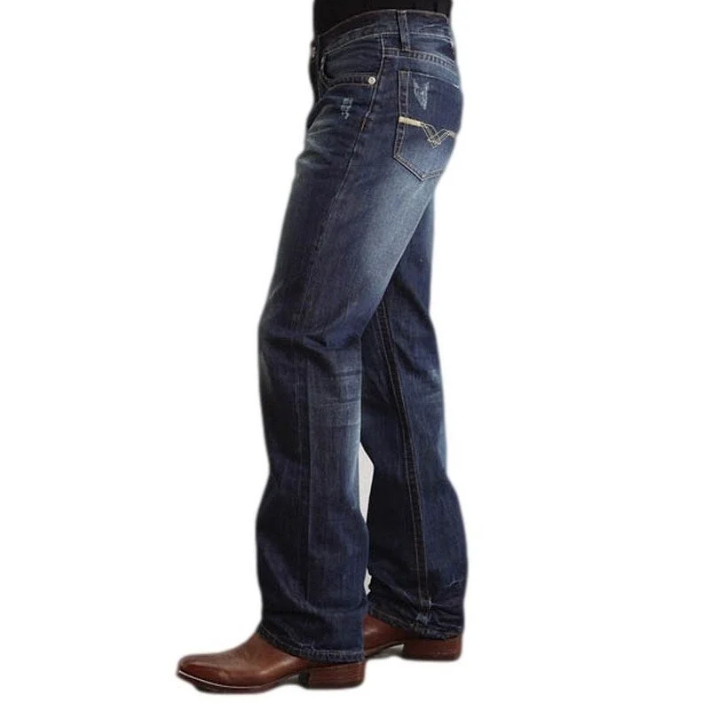 Stetson Western Denim Jeans Mens Modern Dark Wash 11-004-1312-4020 BU