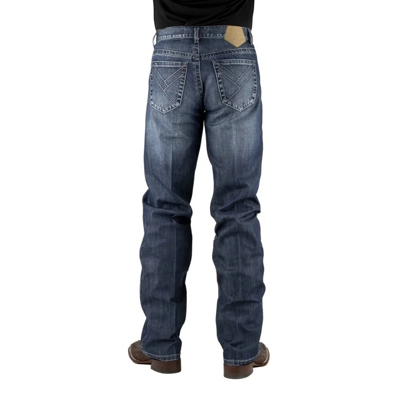 Tin Haul Western Denim Jeans Mens Mid Rise Bootcut 10-004-0420-1826 BU - 34 Reg