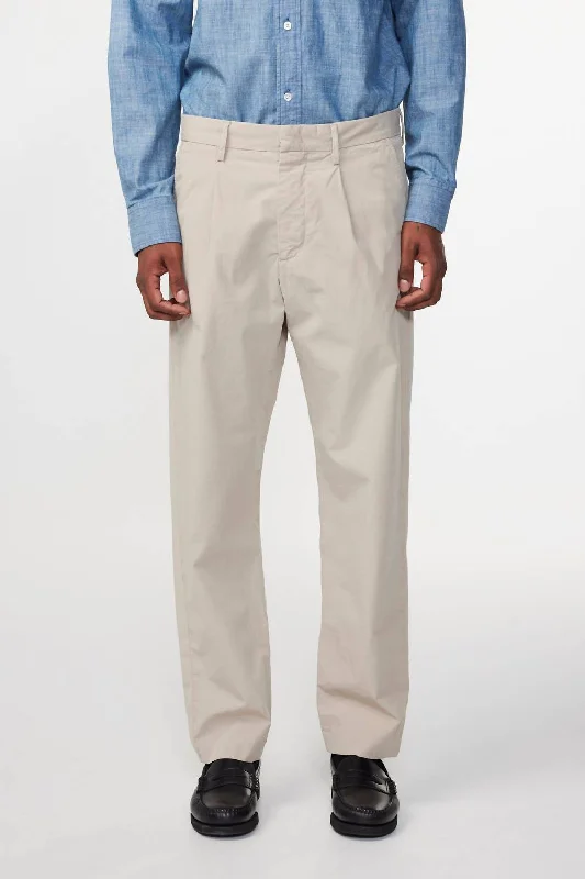 Bill 1080 Tapered Leg Trouser In Khaki Stone