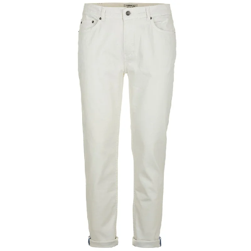 F Mello Elegant  blue Trousers for Men's Men