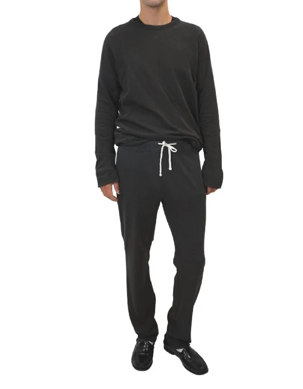 French Terry Sweatpant In Carbon Pigment