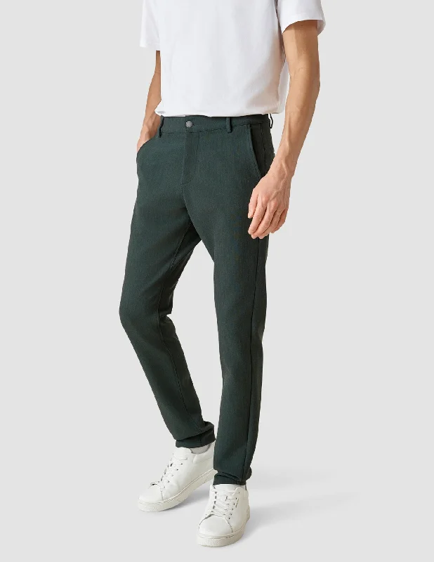 Heavy Edition Pants Slim Deep Green Melange 2.0