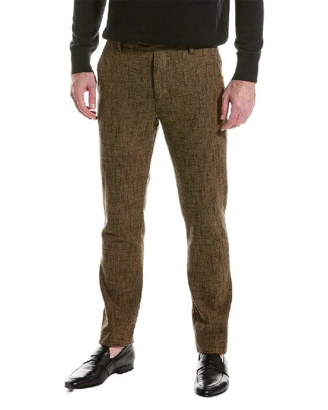 John Varvatos Slim Fit Wool-Blend Pant