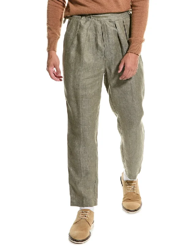 Todd Snyder Pleated Linen Trouser